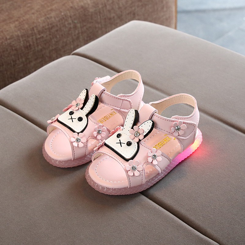 Giày Sandal Có Đèn Led Chống Trượt Cho Bé