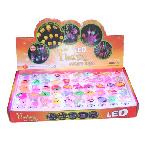 Nhẫn Đèn Led Hoạt Hình Độc Đáo Cho Trẻ Em