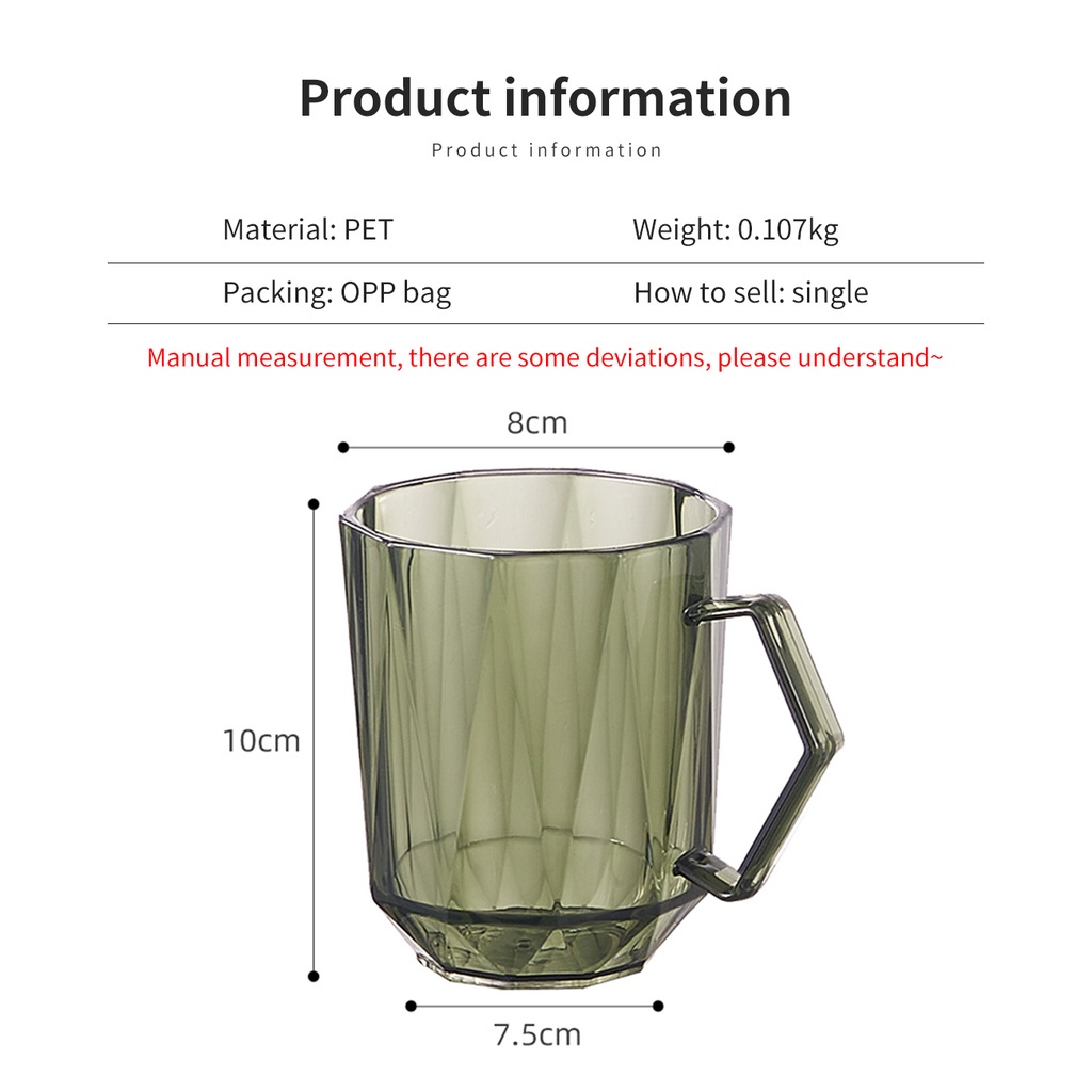 Cốc đựng bàn chải đánh răng JUJIAJIA di động trong suốt tiện lợi