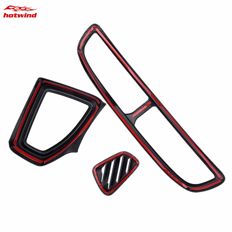 Set 5 khung viền lỗ thông khí bằng sợi carbon cho Hyundai Tucson 2015-2019