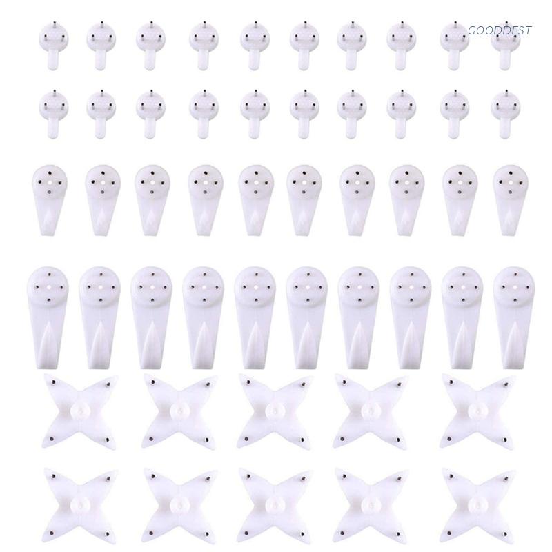 Bộ 50 Móc Treo Tranh Gắn Tường Không Để Lại Dấu Vết DIY