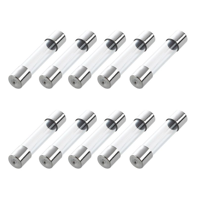 Bộ 10 Cầu Chì Ống Thủy Tinh 6x30mm 250v 2a