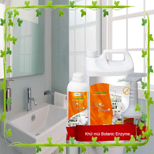 Xịt Khử Mùi Phòng HOMEVIC Botanic Enzyme 1L Diệt Khuẩn, Khử Mùi Nhanh