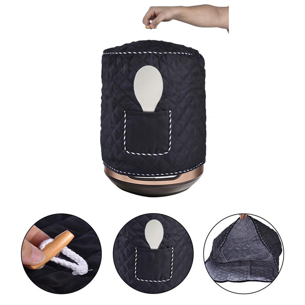 YIYU Nắp Nồi Áp Suất Chống Bụi Màu Đỏ / Đen Siêu Bền Tiện Dụng Cho Nhà Bếp