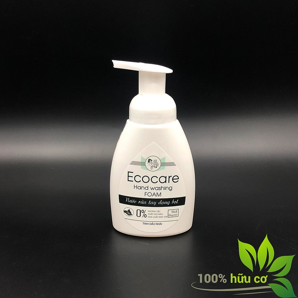 Nước Rửa Tay Bồ Hòn Hữu Cơ ECOCARE 250g - Sạch khuẩn, chăm sóc da tay, tinh dầu khử mùi