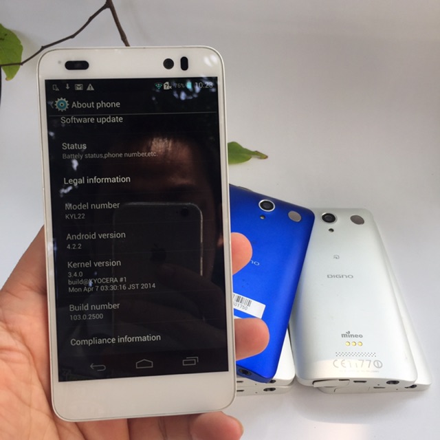Điện thoại nội địa Nhật Kyocera KYL22 5 inch ram 2Gb+32Gb | BigBuy360 - bigbuy360.vn