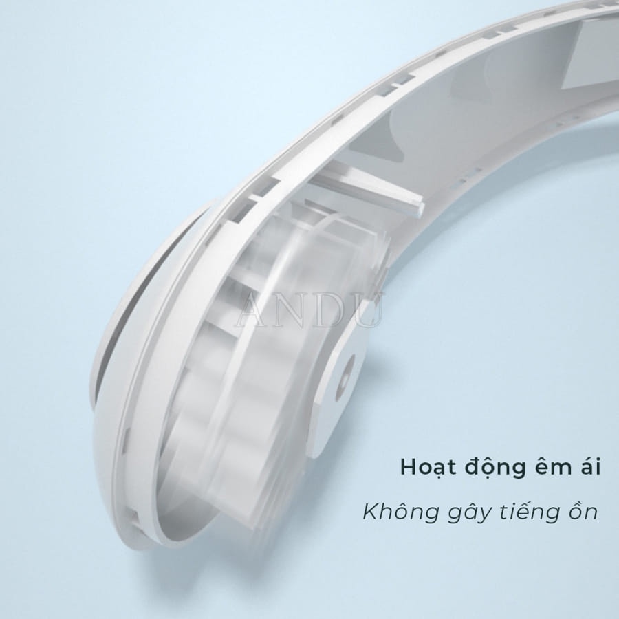Quạt Mini Đeo Cổ Không Cánh Parrot Thổi Rộng 360 Độ Mát Mẻ Dễ Chịu , Quạt Cổ Siêu Mát Nhỏ Gọn Mang Theo Khi Đi Du Lịch