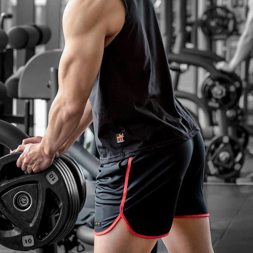 Quần đùi thể thao nam thoáng mát chất liệu thun lạnh 4 chiều co giãn tốt, quần tập gym, chơi thể thao cho nam | BigBuy360 - bigbuy360.vn