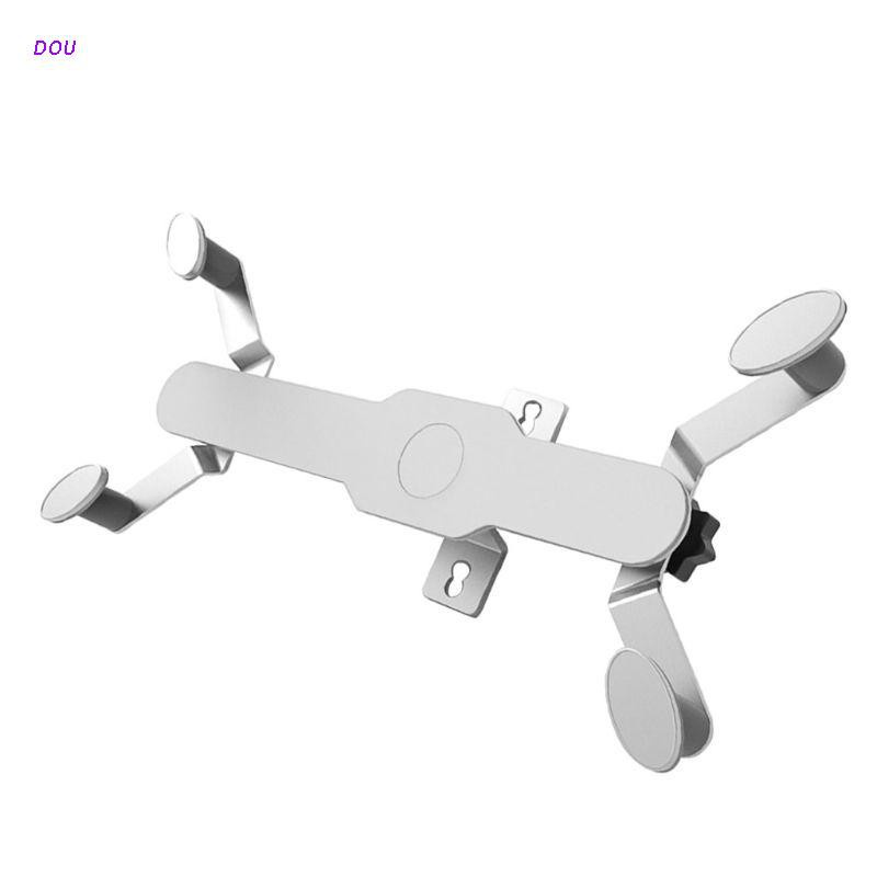 DOU Universal Aluminum Alloy Tablet Wall Mount Holder Stand 360 Rotation Rotary Tab Bracket for iPad iPhone Huawei Samsung Galaxy Xiaomi Smart Cellphones Tablets