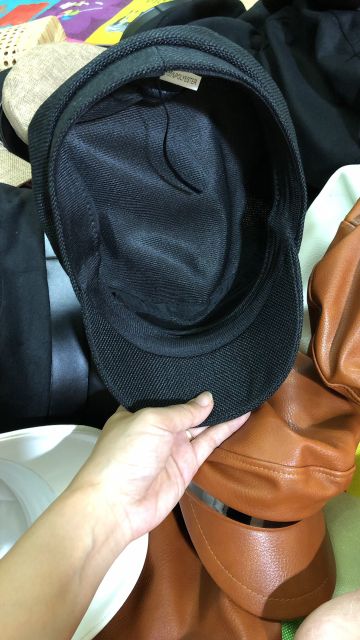 Mũ nồi caspi trơn lưỡi trai cứng siêu đẹp