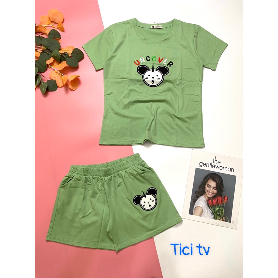 Đồ bộ đùi thun cotton tc mặc nhà