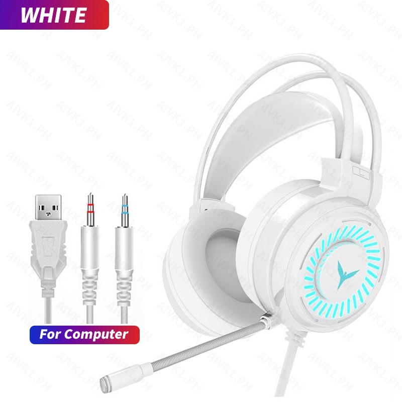 Tai Nghe Chơi Game 7 Màu Đèn Kèm Mic 3.5mm G58 Chống Ồn Tiện Dụng