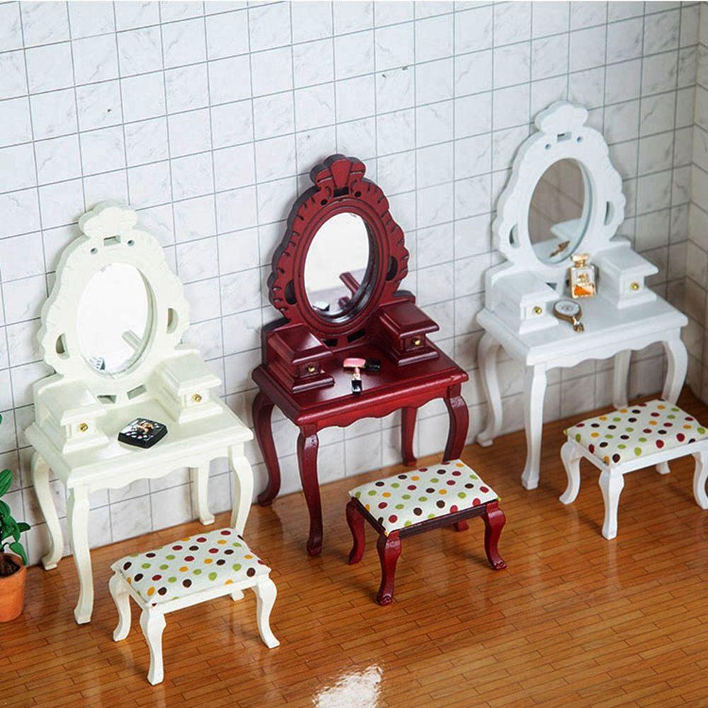 Bàn Gỗ Trang Trí Nhà Búp Bê 1 / 12 31 Kiểu 1 / 12