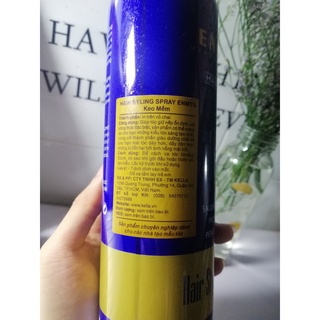 Keo xịt tóc tạo kiểu Enmys ( keo mềm )