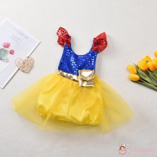 Jumpsuit Dây Phối Lưới Cho Bé Gái