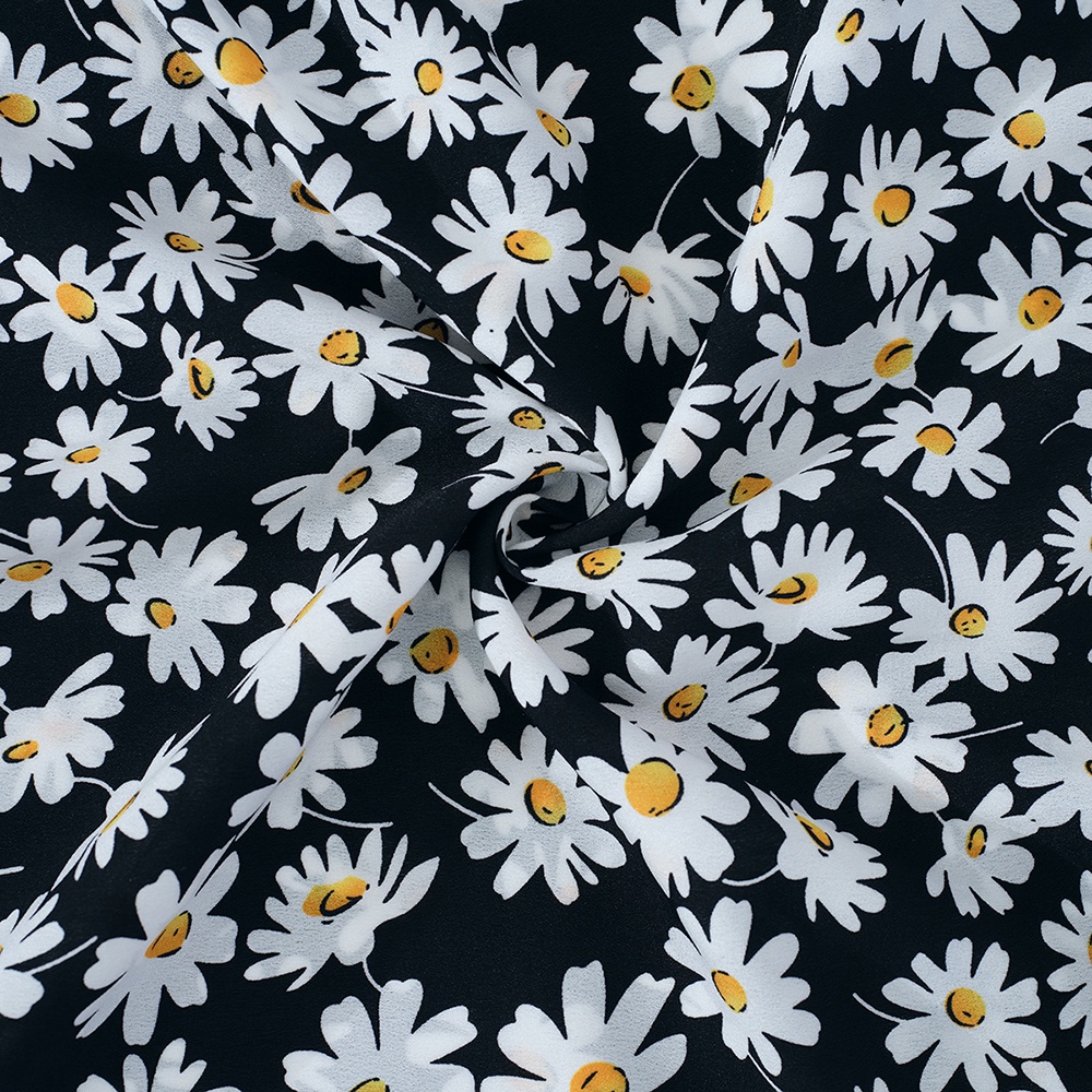 Váy hoa nhí 2 dây, đầm maxi hoa nhí HECCI hai dây hoa cúc dáng xòe nữ tính V326