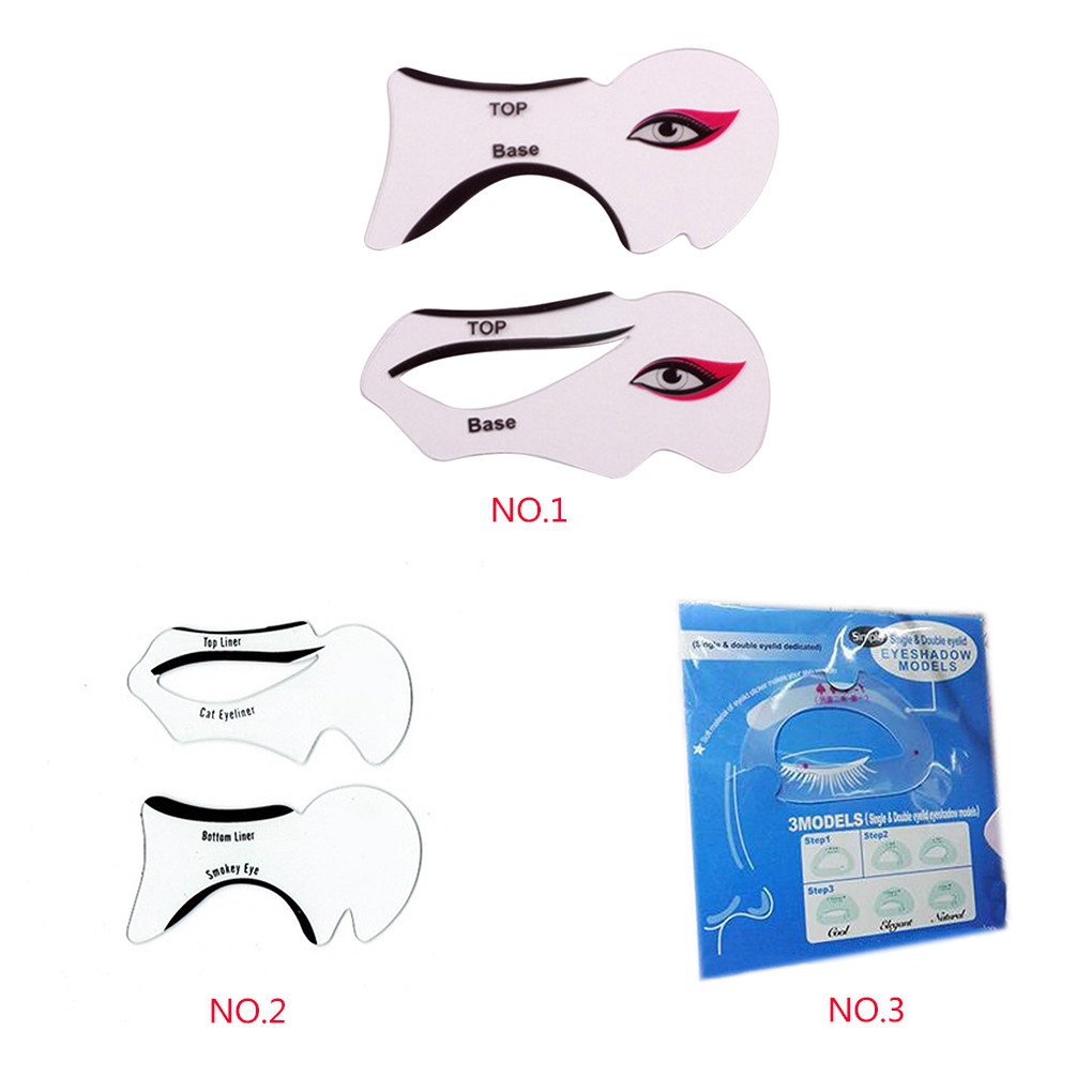 Bộ 2 khuôn hỗ trợ kẻ mắt mèo thời trang