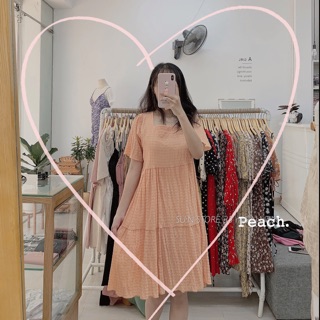 Váy liền dúm babydoll+suông