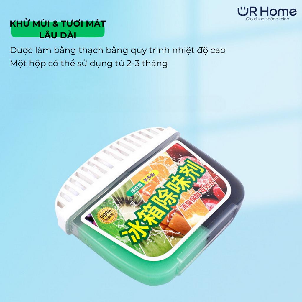 Hộp Khử Mùi Tủ Lạnh Than Hoạt Tính Gáo Dừa, Trà Xanh Sử Dụng Thời Gian Dài