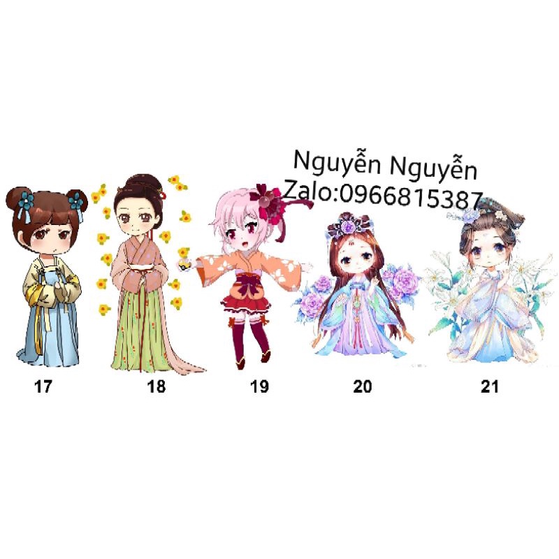 Gối ghép hình anime cổ trang theo yêu cầu