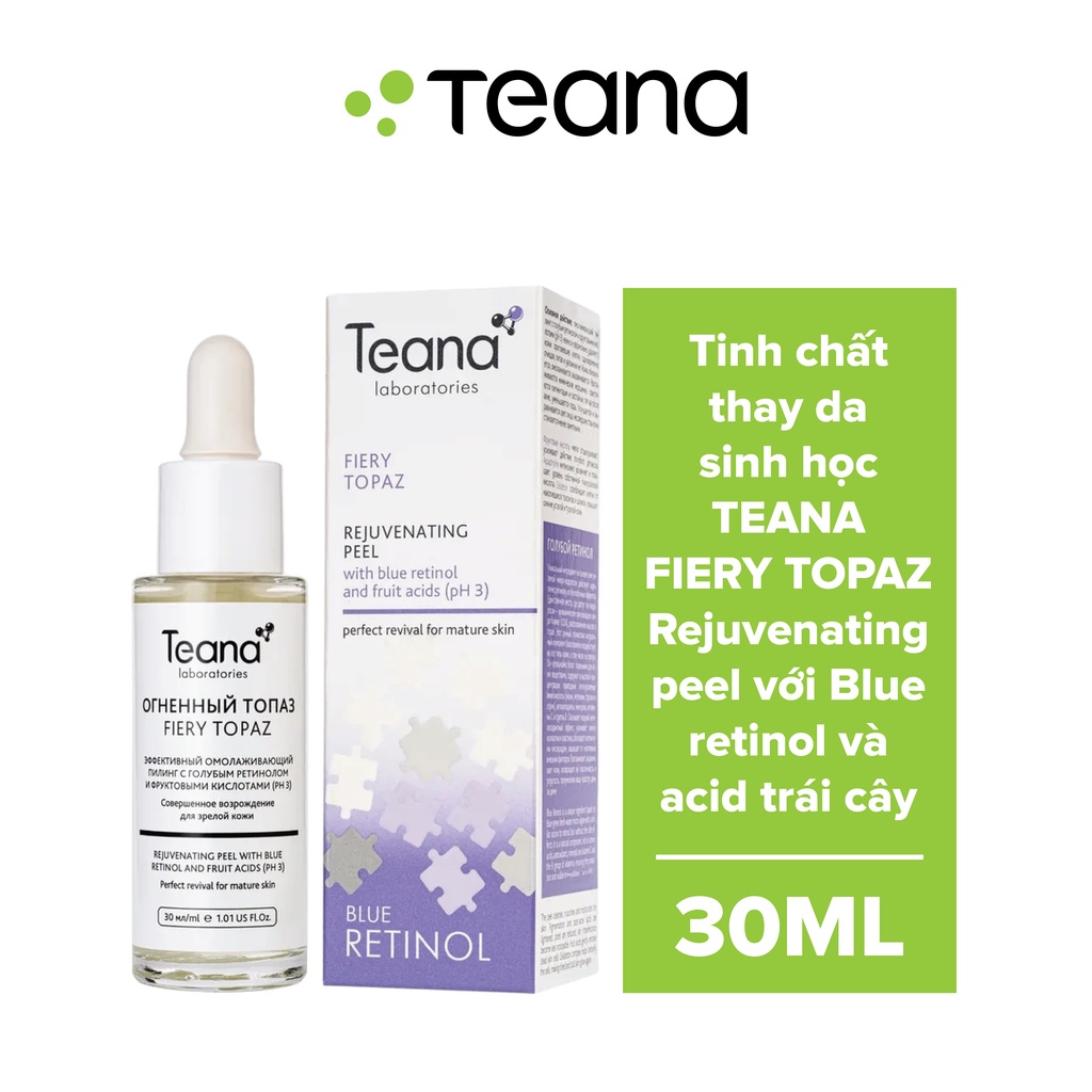 Combo Teana kháng mụn, mờ thâm, làm da căng bóng