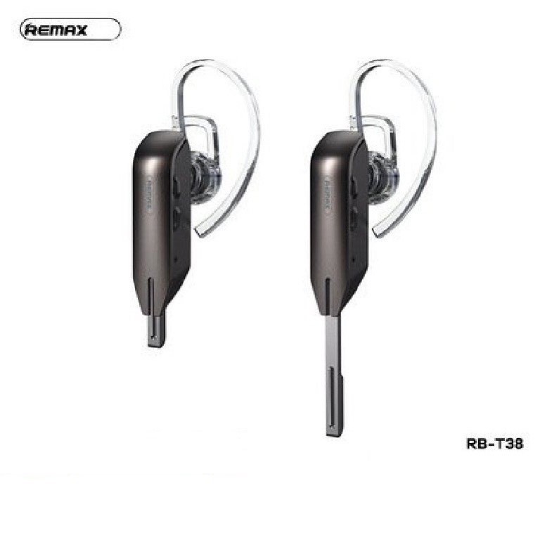 CHÍNH HÃNG  Tai nghe cao cấp Remax Double Mic, model: RB - T38, tự động kết nối Bluetooth 5.0 T38