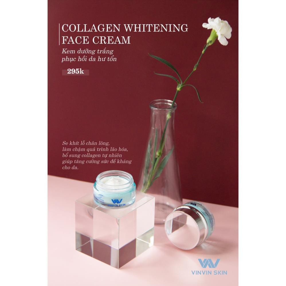 KEM FACE DƯỠNG TRẮNG PHỤC HỒI HƯ TỔN - COLLAGEN WHITENING FACE CREAM