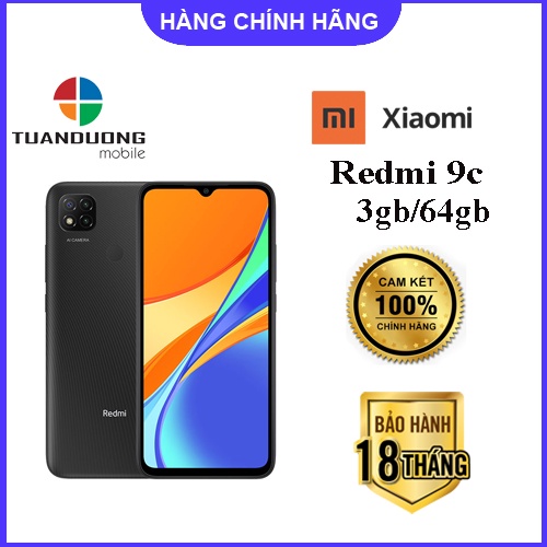 Điện thoại Xiaomi Redmi 9C -Chính hãng Phân Phối Digiworld-BH