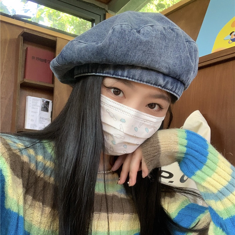 Mũ nồi MG STUDIO denim trẻ trung thời trang