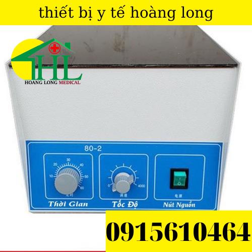 Máy Ly Tâm 12 Ống Cơ 80-2 Có Núm Hẹn Giờ - Máy Tách Huyết Tương Huyết Thanh Spa