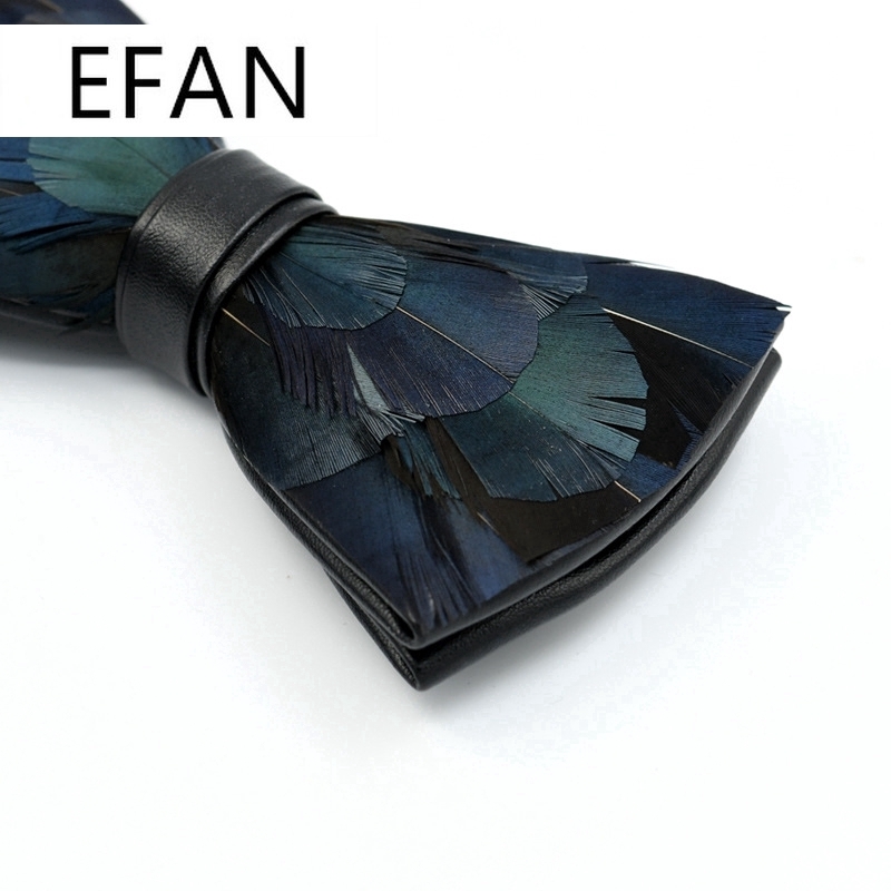 Cà Vạt Nơ Bằng Da Sang Trọng Kèm Hộp Đựng Thời Trang Dành Cho Nam