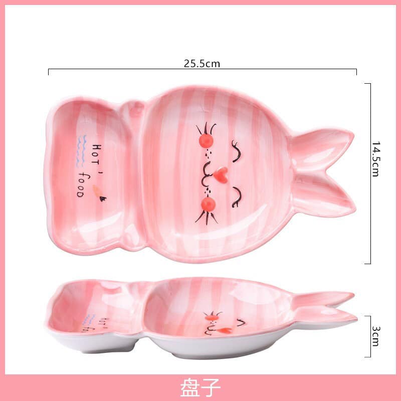 Set Bát Đĩa 🌸THỎ HỒNG🌸 Bát đĩa ăn cơm ăn mì, decor bàn ăn dễ thương
