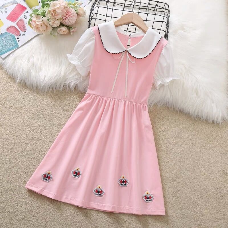 Mới Đầm Dáng Dài Cỡ Lớn Thiết Kế Dễ Thương Cho Bé Gái