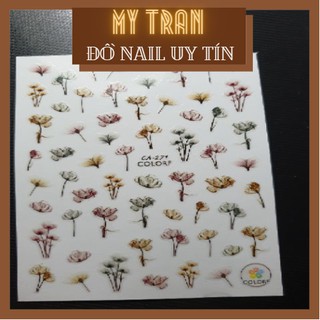 stick dán móng tay, sticker dán trực tiếp lên móng