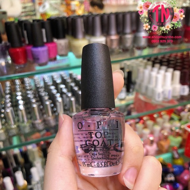 [CHÍNH HÃNG] Sơn bóng OPI cao cấp 15ml Top Coat dụng cụ làm móng tay nghệ thuật chuyên nghiệp nail