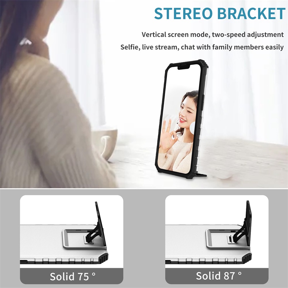 Ốp Điện Thoại Chống Sốc Có Khung Đẩy Bảo Vệ Camera Cho iPhone 13 Pro Max IP 12 Pro Max