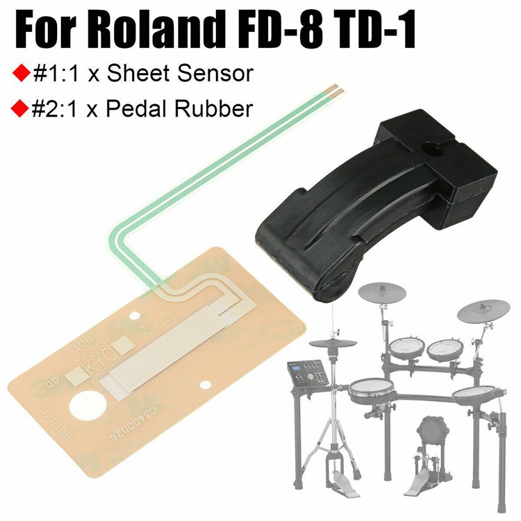 Phụ kiện cảm biến truyền động/Bàn đạp cao su cho trống Roland Hi Hat TD4 9 11 15 17