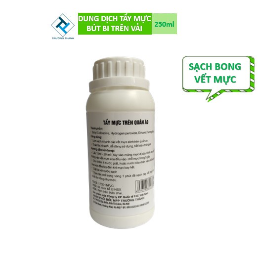 Tẩy SẠCH mực bút bi trên quần áo Funjin Chính hãng 250ML - NppTruongThanh 789