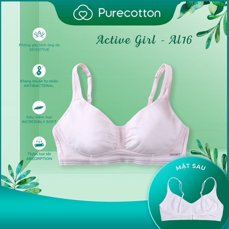 Bộ sưu tập SPORTY CHIC áo lót học sinh Purecotton chất liệu cotton cao cấp PC029