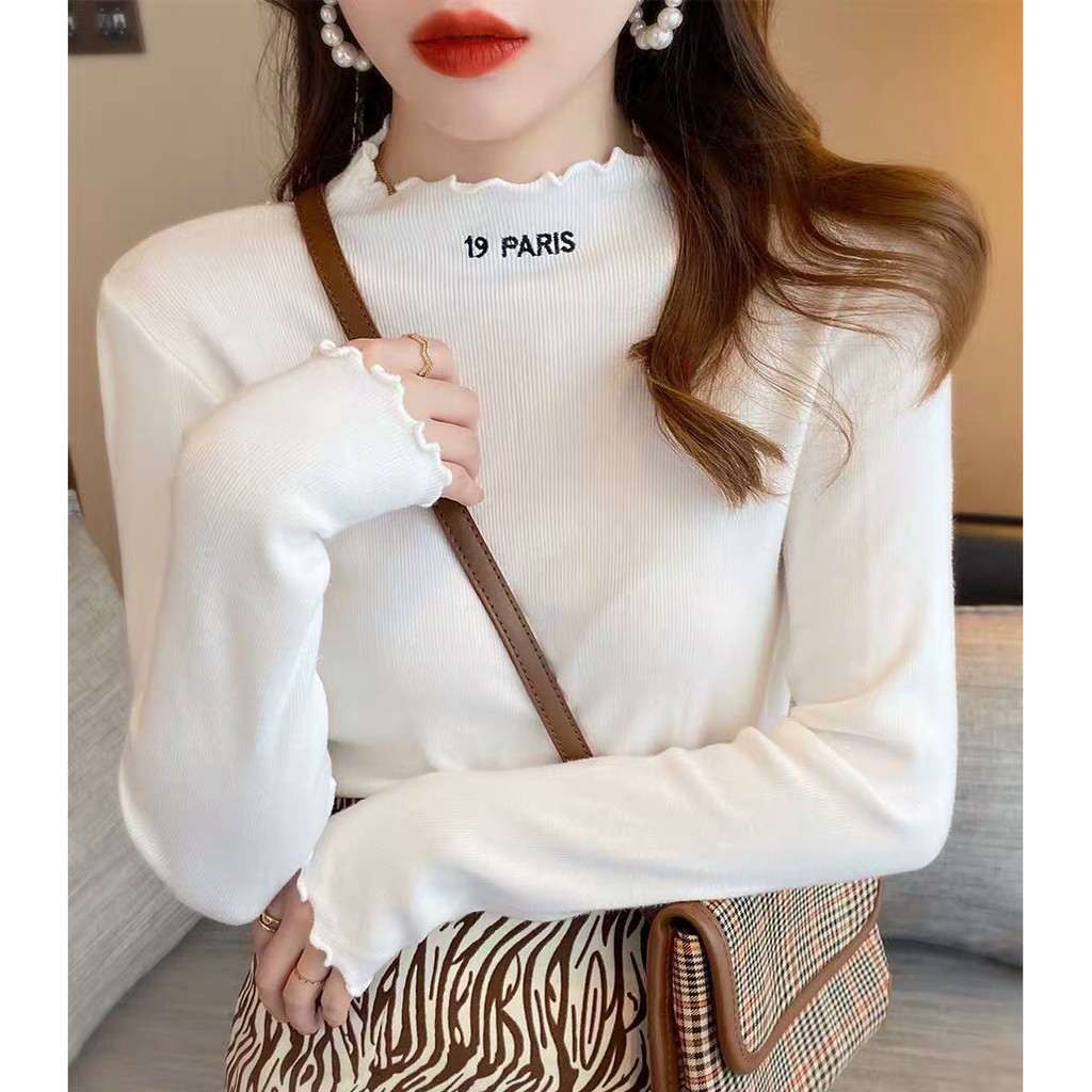 [RẺ VÔ ĐỊCH]Áo thun tay dài thu đông 19 PARIS BG161212