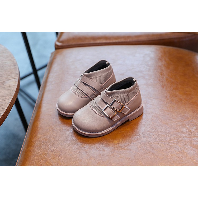 Bốt cổ chun hàng Quảng Châu cao cấp cho bé gái mã mới MQ6168