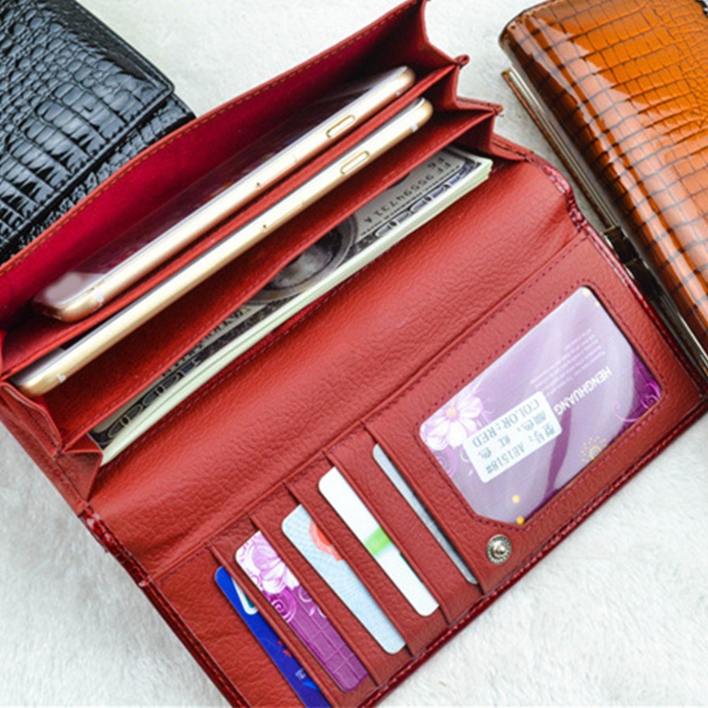 Ví Da Dài Thời Trang Cho Nữ