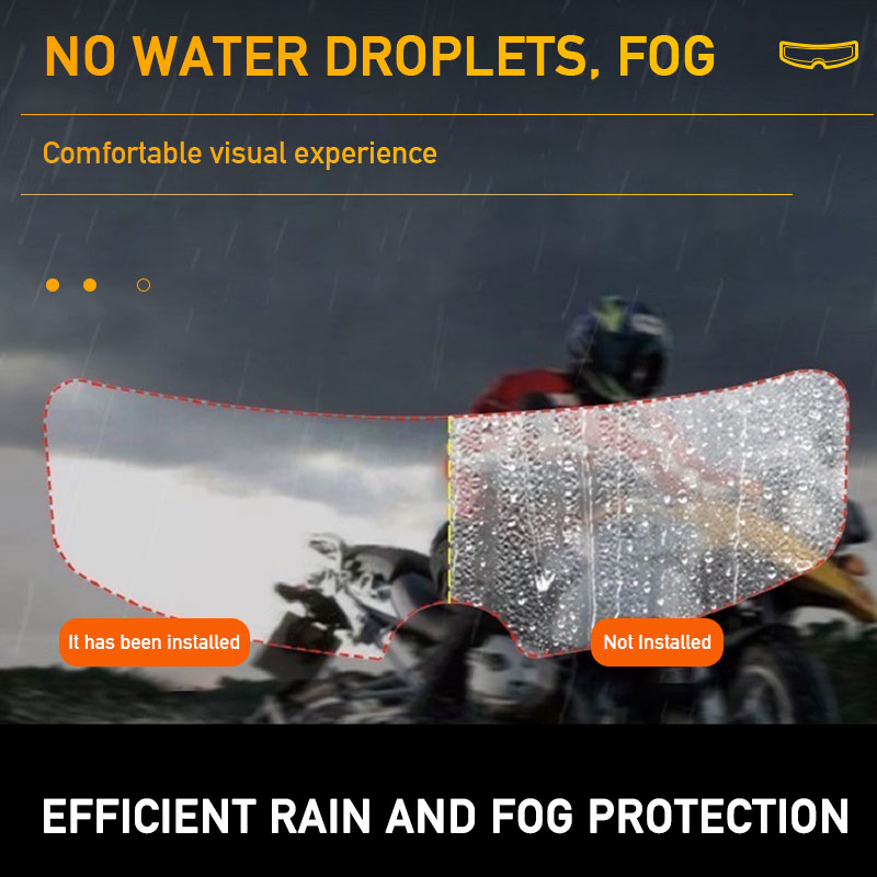 Miếng dán SEAMETAL chống sương mù chống mưa bảo vệ cho mũ bảo hiểm xe máy
