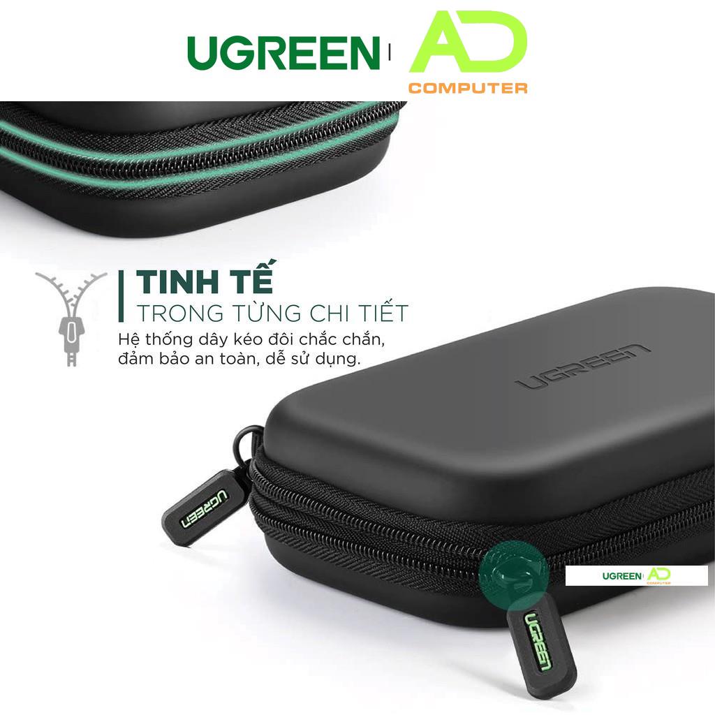 Hộp đựng phụ kiện công nghệ UGREEN LP128 50274 tai nghe thẻ nhớ cáp USB ổ cứng (18x10.3x5.5cm)