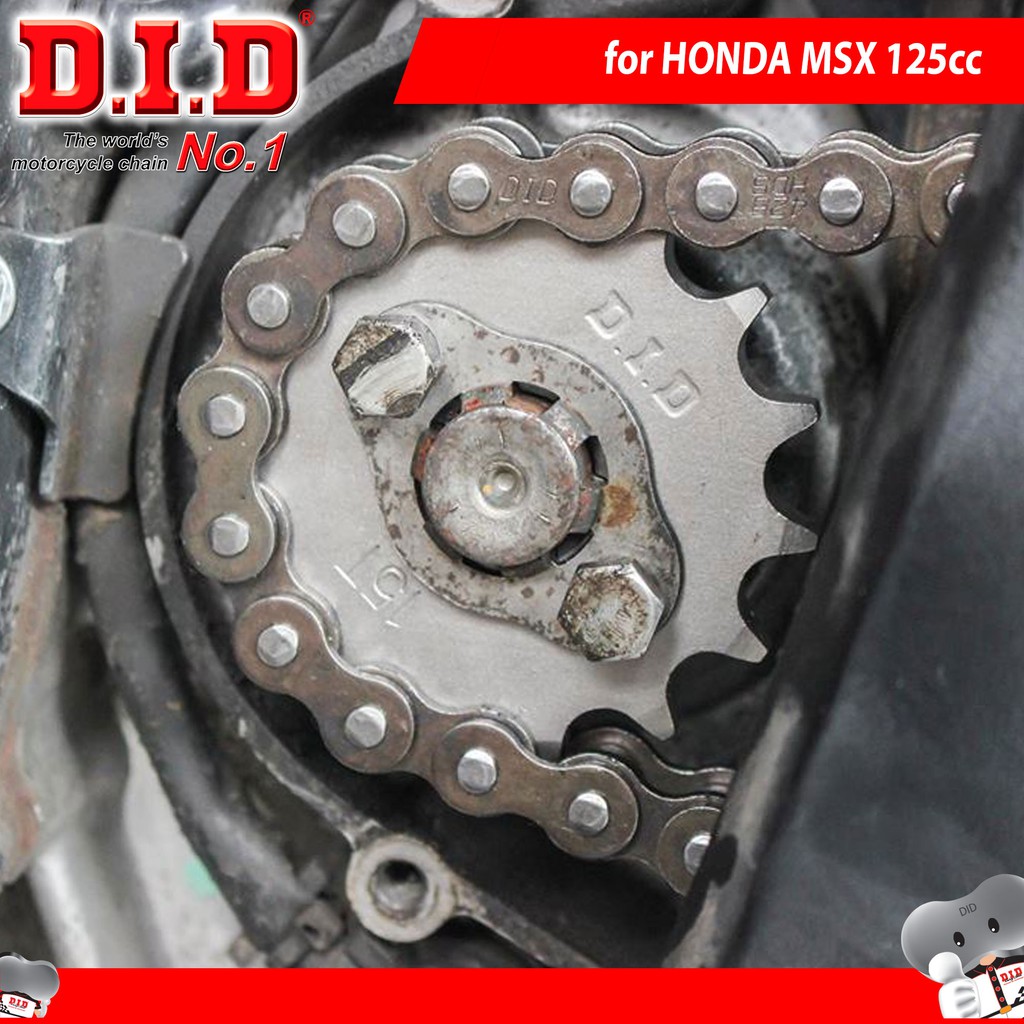 Nhông sên dĩa DID Honda MSX – Sên đen 10ly DID HDS