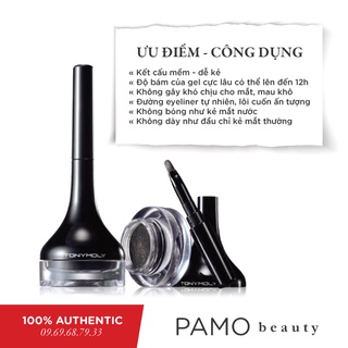 Kẻ mắt dạng gel Tonymoly Black