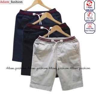  QUẦN SỌT KAKI NAM LƯNG THUN CÓ DÂY RÚT Adam_fashion 