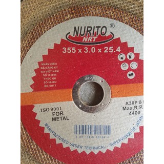 Đá cắt NRT Nhật Phi 350mm 355x3.0x24.5 mm