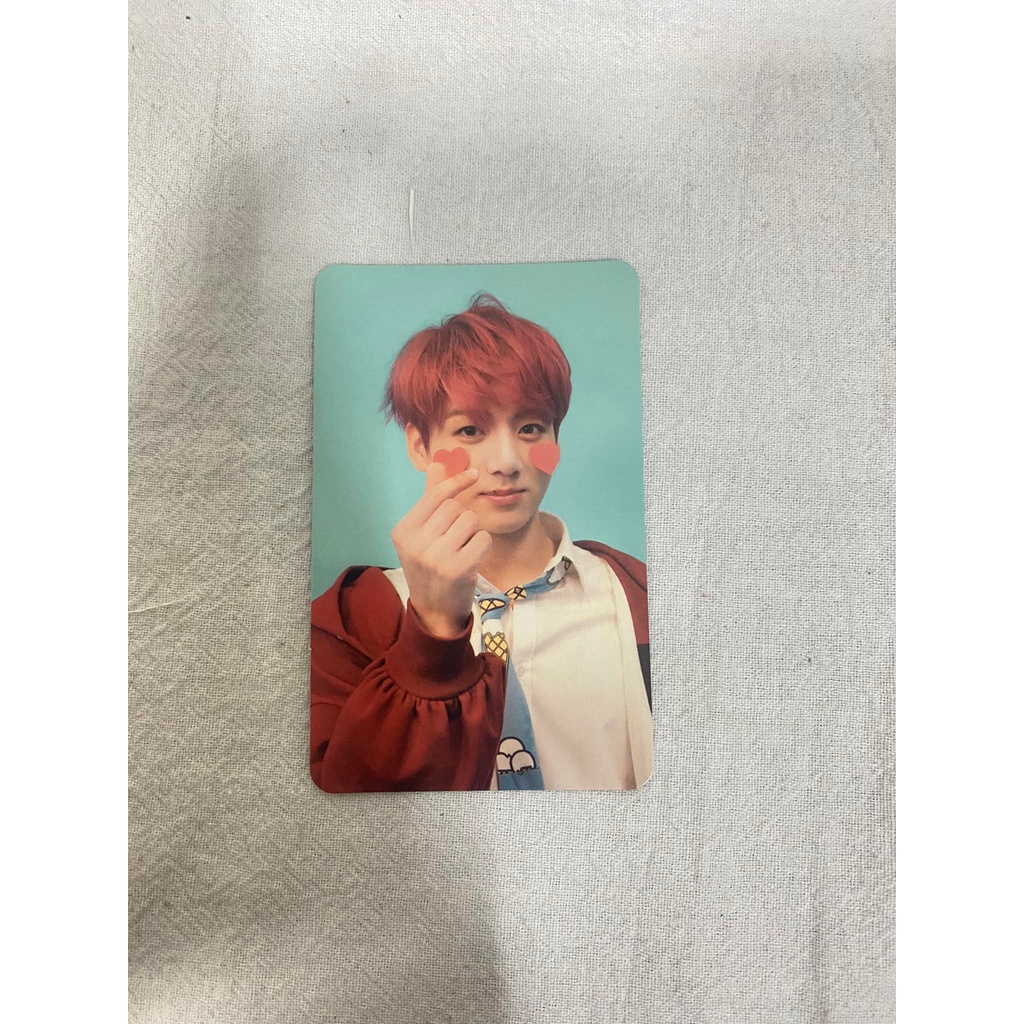 Card BTS lys answer F, card má tim