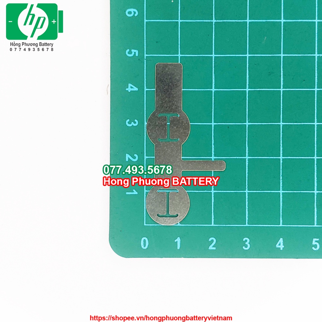Bộ kẽm hàn 5S - 2P cell pin 21700 , size 0.2 mm chịu tải lớn